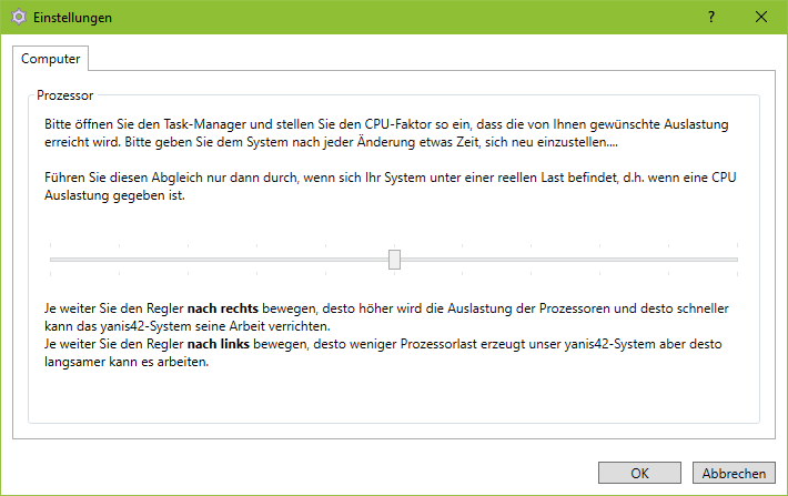 Computer Einstellungen